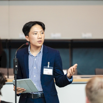 Hieu Cao beim Planspiel Zukunft der SPD-Bundestagsfraktion | Foto: Per Jacob Blut | Framerei