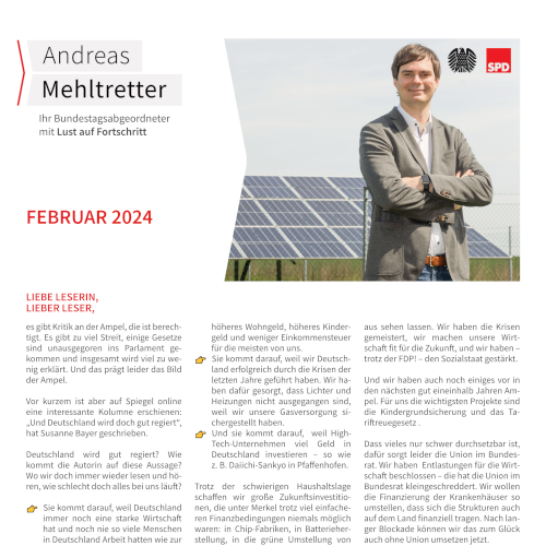 Titelbild Newsletter 07 von Andreas Mehltretter