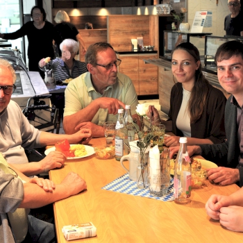 Markus Käser, Volker Hoppe, AWO-Kreisvorsitzender, Jessica Spengler, Andreas Mehltretter